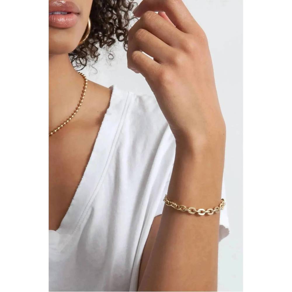 NEW MIRANDA FRYE somewhere lately bracelet in gold